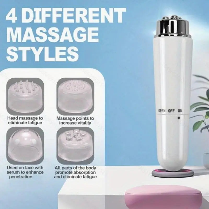 4 In 1 Electric Facial Massager Micro Vibration Eye Beauty Instrument For Relax Eye Dark Circles Eye Bags Puffiness Eye Massage