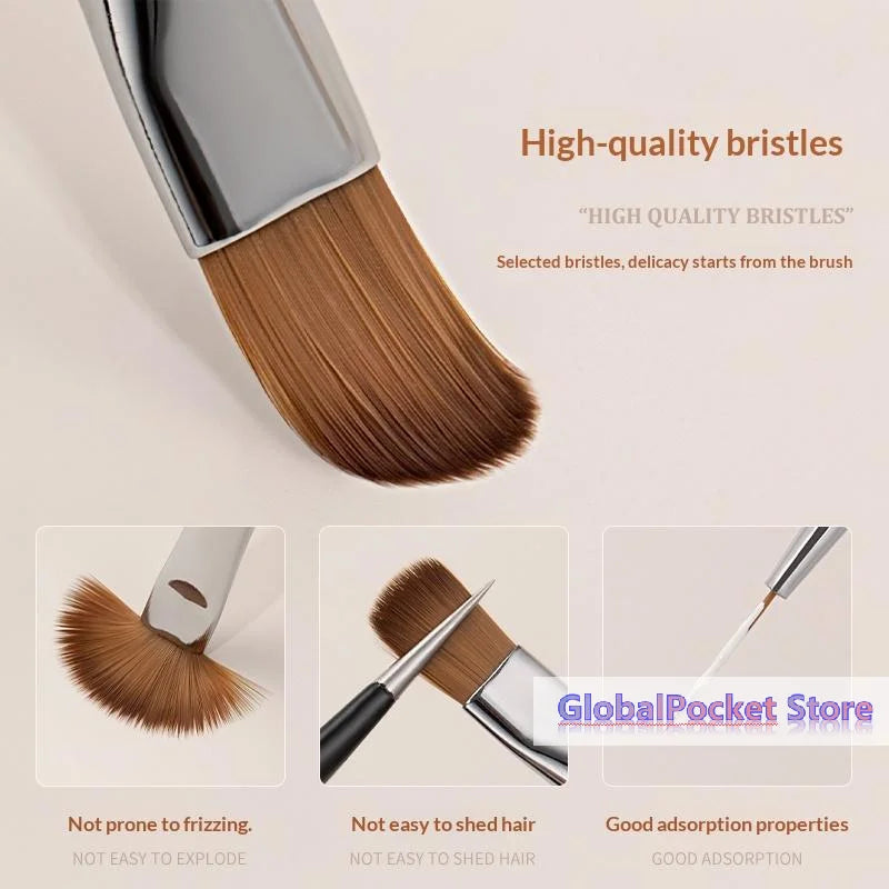 Nails Art Liner Brush Elongated Lines Drawing Painting Nail Design Pen UV Gel 3D Carving Brush Professional Manicure Salon Tool