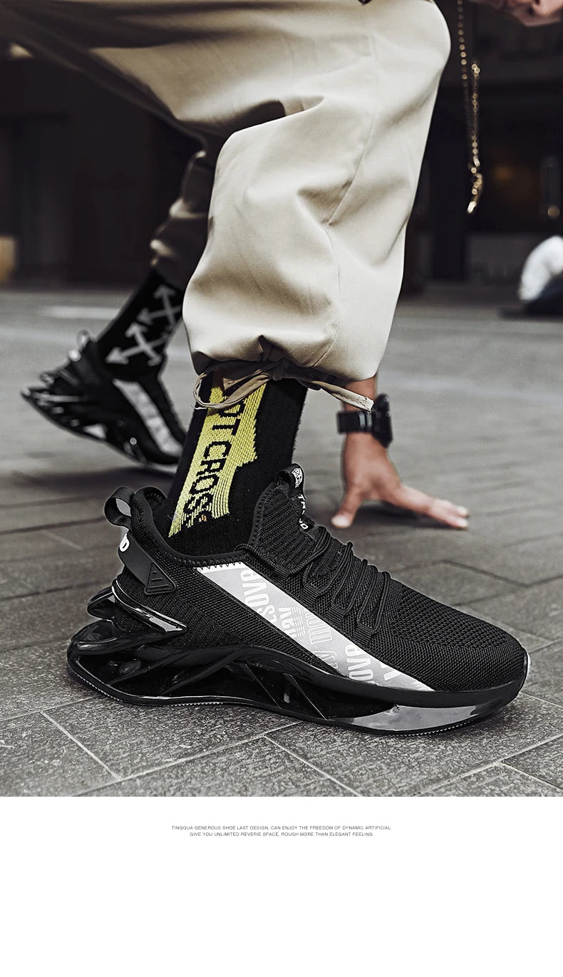 Men's Breathable Casual Sneakers Luxury Fashion Running Trainer Unisex Comfortable Wear Tenis Race Shoes
