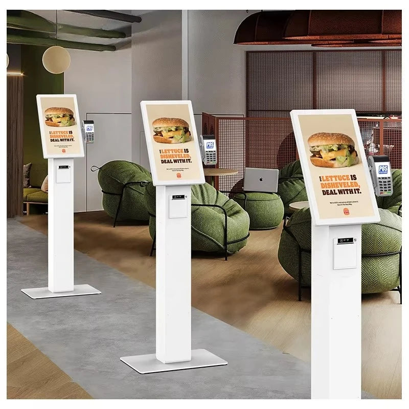 Desktop Touch Display Automatic Self Payment Machine Fast Food Ordering Machine Self Service Payment Kiosk for Restaurant