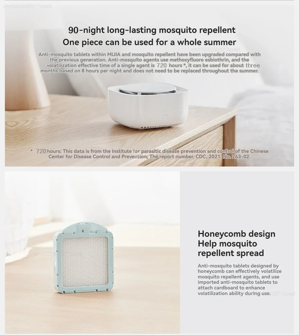 Mosquito Repellent Tablet For Mijia Smart Mosquito Repellent 2 Replacement Long Lasting Anti-mosquito No Toxic Scented
