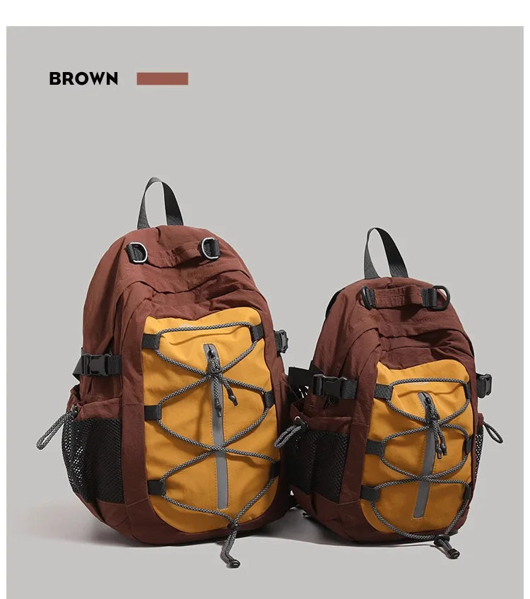 Small Outdoor Travel Backpack for Women, Lightweigh Waterproof Hiking and Mountaineering BackpackJunior High School Bag Student