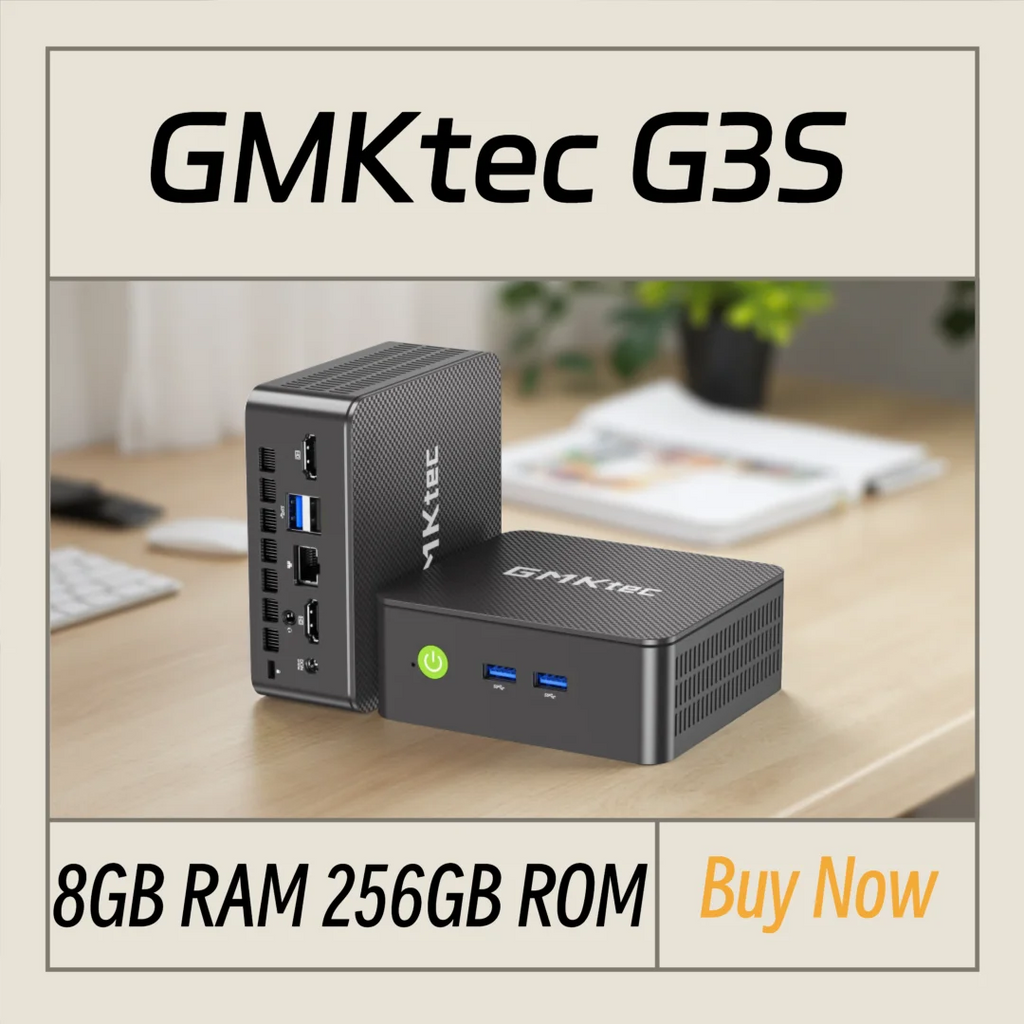 GMKtec NUCBOX G3S Mini PC Intel Alder Lake N95 Win11 Pro Mini PC 8GB DDR4 128/256GB PCIe M.2 SSD WiFi 5 BT5.0 Desktop Computer