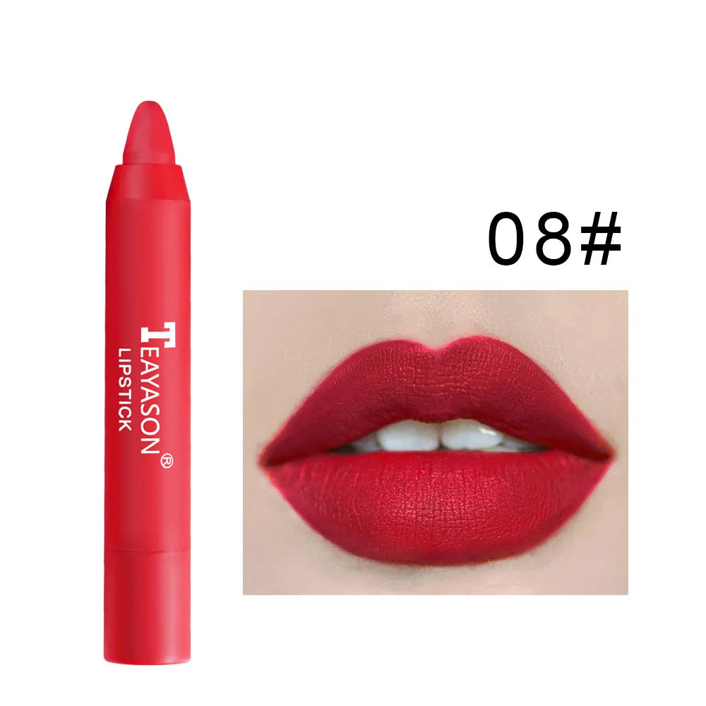 Matte Lipstick That Doesn'T Smudge, Provides Long-Lasting Color, Waterproof and Sweat-Proof, Versatile for Everyday Use, a Must-Have