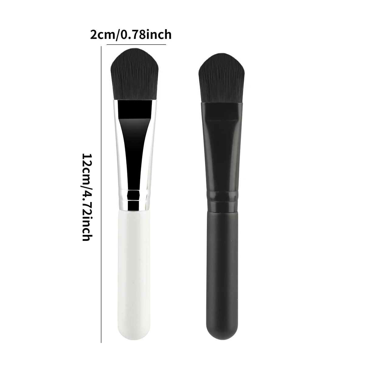 Face Mask Brush Flat Soft Hair Facial Cleansing Skin Care Blender Foundation Applicator Concealer Brush Beauty Makeup Tool