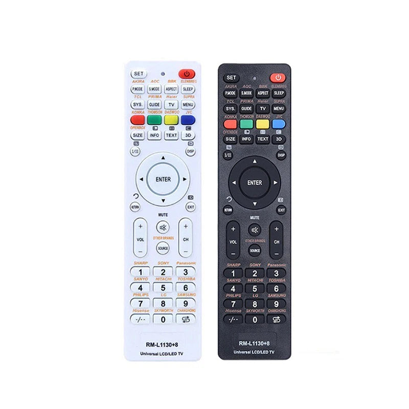 Universal Remote Control for Television RM-L1130+8 ABS Replacement Smart Television Soft Button English