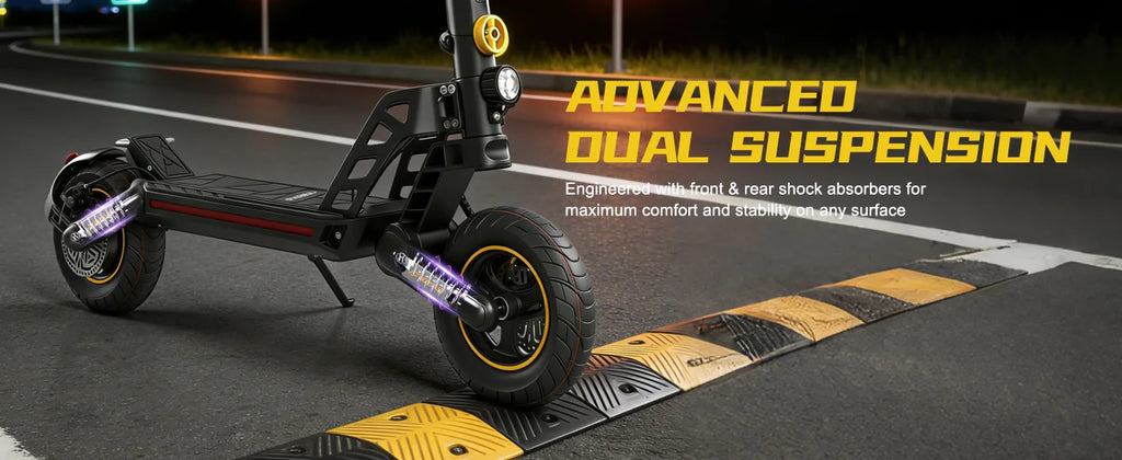 MX-17 Foldable E-Scooter for Adults 800W 48V 10.4Ah Max Speed 55KM 10 Inch Tires Large LED Display Folding E Scooter