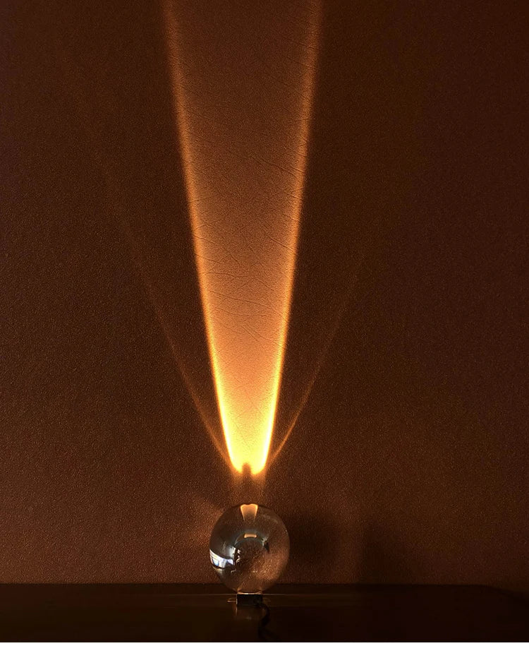 Italian Designer Table Lamp Led Crystal Eye Of The Sky Egg-shaped Lamps Living Bedroom Decor Light Night Projector Bedside Lamp