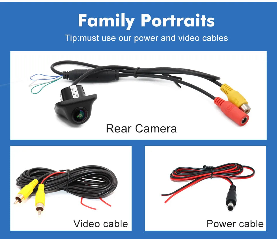 AHD 4K CCD 180 Degree Fisheye Lens Car Rear Side Front View Camera HD Wide Angle Reversing Backup Camera Night Vision Waterproof