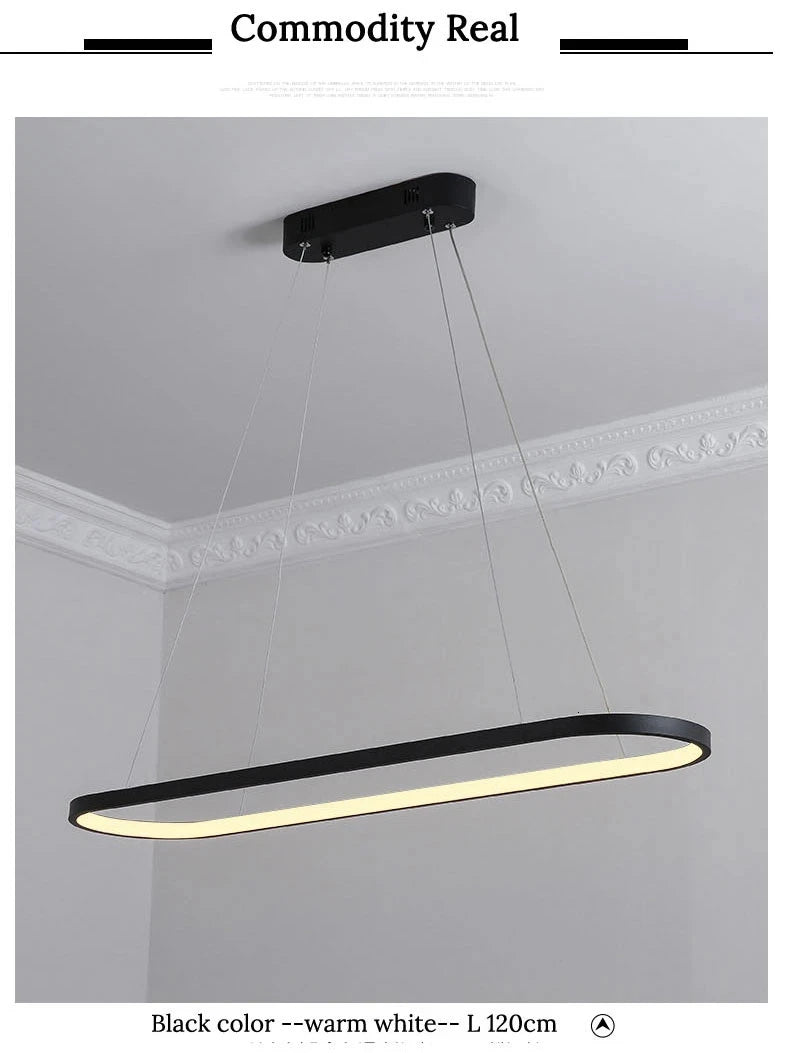 Modern Led Pendant Lighting Indoor Lamps For Restaurant Bedroom Living Room Lights Remote Control Decorative Lamparas AC110/220V