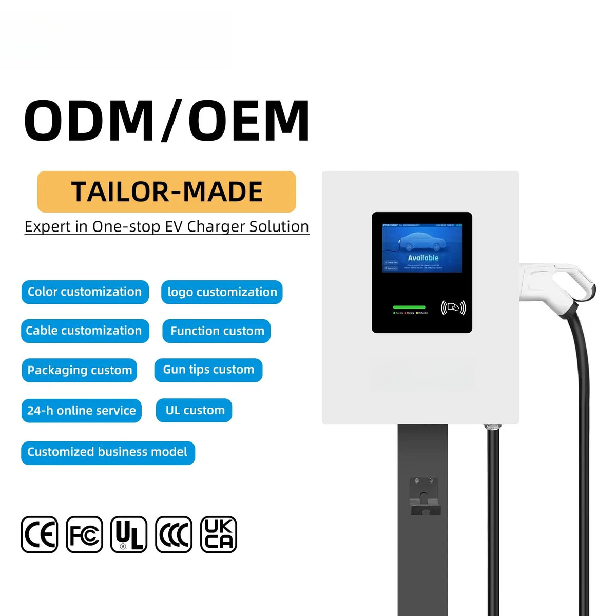 Charging Pile 20Kw 30Kw 40Kw DC Electric Vehicle Charger Ccs1 Ccs2 Gbt Household and Commercial Fast Charging Station Wifi
