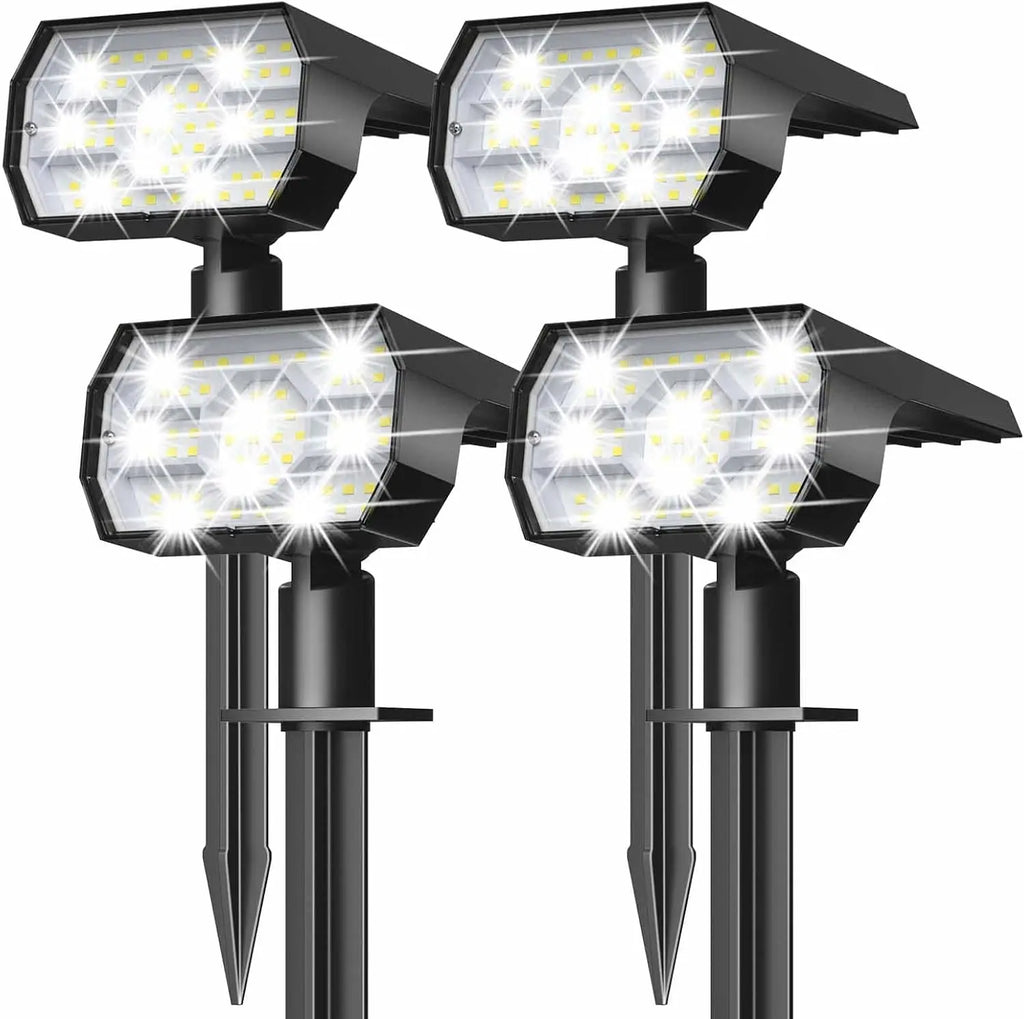 Swiatla Solar Lights Outdoor Waterproof IP68 56 LED 3 Lighting Modes Solar Powered Garden Yard Spot Solar Lights