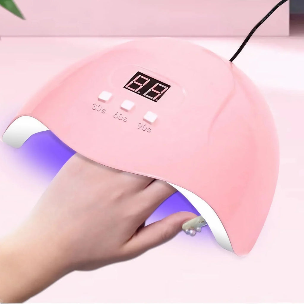 Intelligent Manicure Phototherapy Machine LED UV Light With 3 Timers Automatic Sensor LCD Display Professional Nail Art Tools