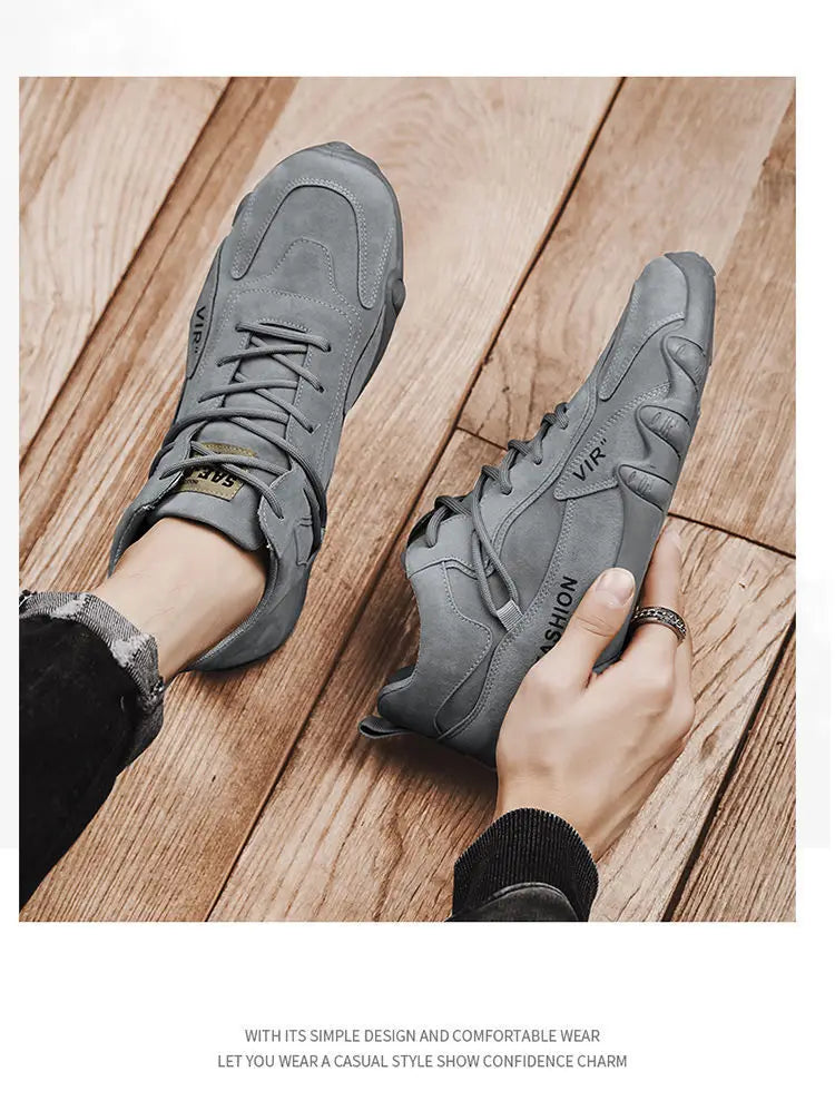 Ankle Boots for Men Casual Plush Warm Snow Boots Winter Sneaker Non Slip Work Shoes Men Motorcycle Short Boots Zapatillas Hombre