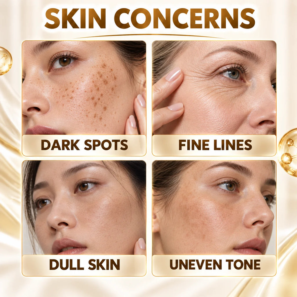 Facial Essence Set Revitalize The Skin On The Face Effectively Improve Skin Tone Making The Skin Bright And Smooth.