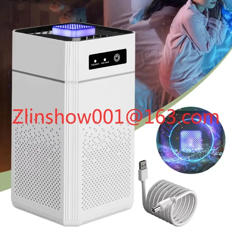 Air Purifier for Home Allergies Pet Hair 3-in-1 Air Purifiers Cleaner with Fragrance Sponge for Better Sleep