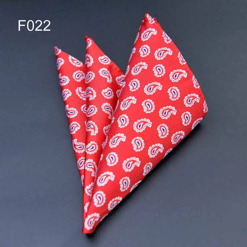 41 Colors Men's Handkerchief Plaid Dot Paisley Hankies Hanky Business Pocket Square Chest Towel 25*25CM