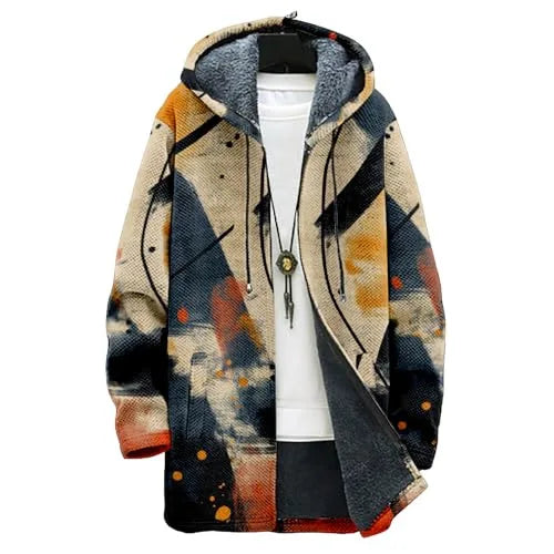 Spring Men's Trend Lapel Chenille Woolen Coat Woolen Coat