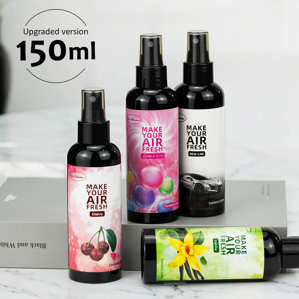 150ml/5.07oz, 9 Scents Fragrance Spray, Home/Car/Clothes/Bathroom Air Freshener, Durable Fragrance, Odor Removal, Fresh Air