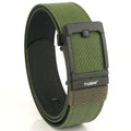 TUSHI Brand 4.3 Wide Thickened gun hanging double-layer nylon cloth belt versatile casual outdoor tactical automatic buckle mens