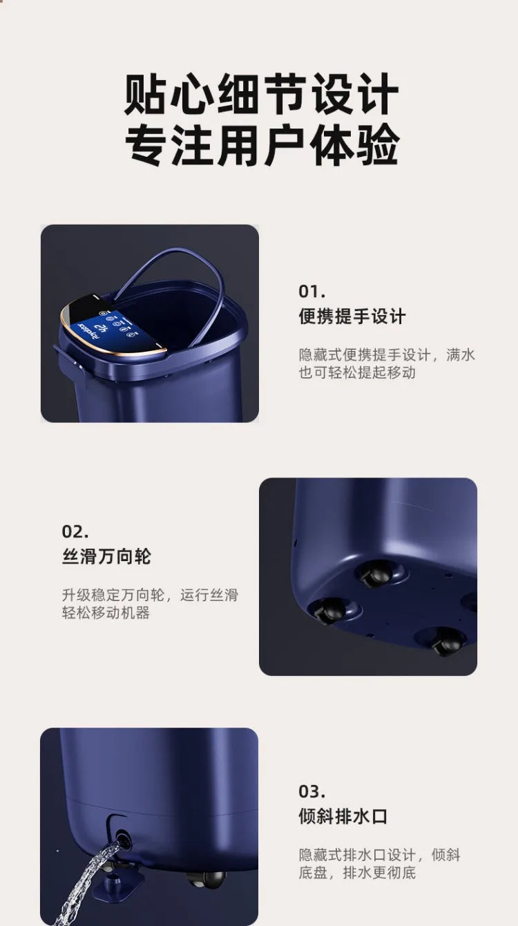 220V Royalstar Foot Spa Bath Massage Bucket with Heating and Constant Temperature Electric Automatic WDB
