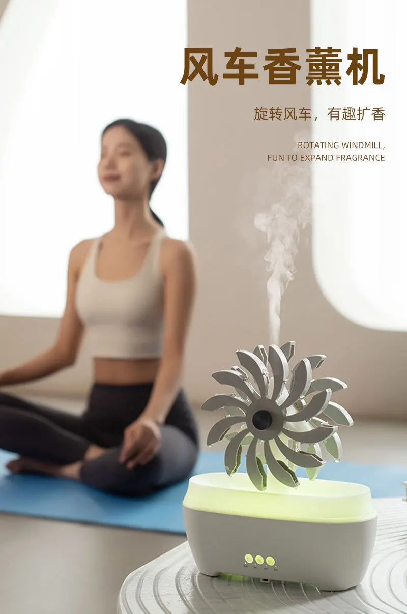 Water Drop Essential Oil Aromatherapy Machine Household Heavy Fog Volume Remote Control Timing Ultrasonic Atomizing Humidifier