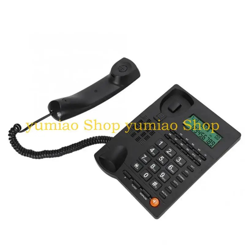 587B Corded Landline Phone Big Button Household Business Desktop Landline Telephone
