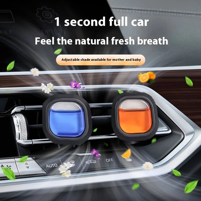 Car Air Vent Perfume Long-lasting Fragrance Air Purifiers Powerful Odor Eliminator Essential Oil Alcohol-free Car Accessories