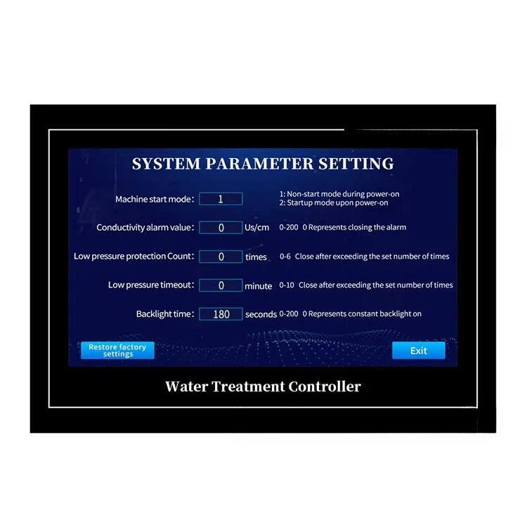 Two-stage microcomputer controller digital control board water treatment electrical controller