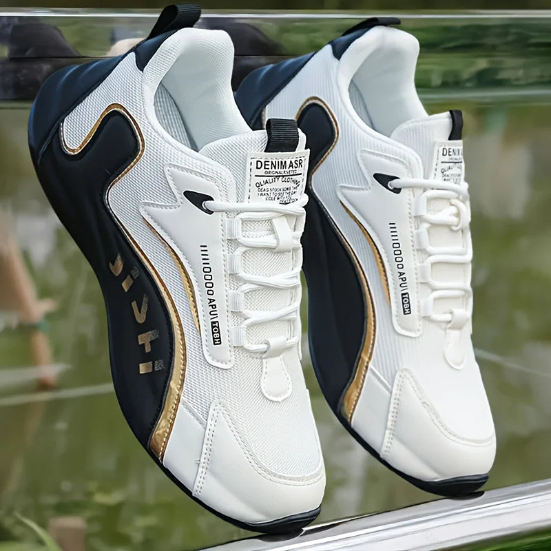 Pair Breathable Men's Training Shoes with Height Increase, Lace-up, Comfortable, Lightweight,