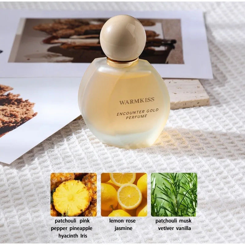 Women's Elegant Romantic Perfume Fresh Lasting Natural Light Fragrance Rose Musk Pheromone Charm Portable Couple Date Perfume