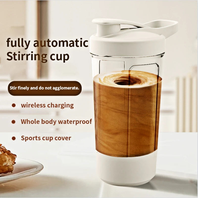 Electric Blender Cup Portable Blender Cup Milk Powder Protein Powder Blender Automatic Shaker Cup Home Travel Outdoor Sports Gym