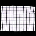 M12K-6Piece High Quality Blue White Plaid Striped Tea Towel Kitchen Towel Napkin Table Cloth 100% Cotton Woven Fabric