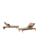 Outdoor Sun Lounger Full-Welded Aluminum Frame