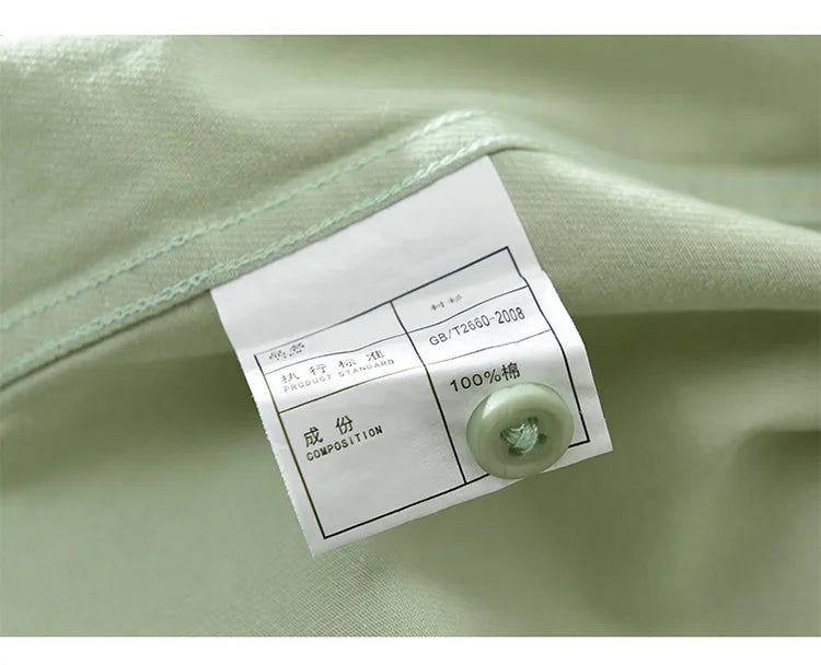 Men's Long-Sleeved Casual Shirt, Artistic Fresh Cotton Lapel Loose Shirt, Outdoor Camping Thin Coat, Cardigan Top
