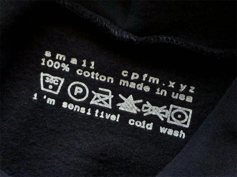 Foam Logo Ye Must Be Born Again Hoodie Men Women Best Quality Oversize Kanye West CPFM.XYZ Sweatshirts