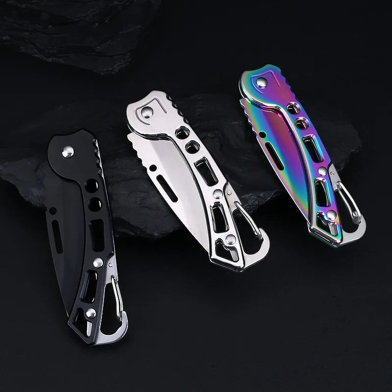 Multi-function Stainless Steel Folding Knife Katana Samurai Sabre Hanging Vegetable Fruit Knife Kitchen Gadgets Home Accessory