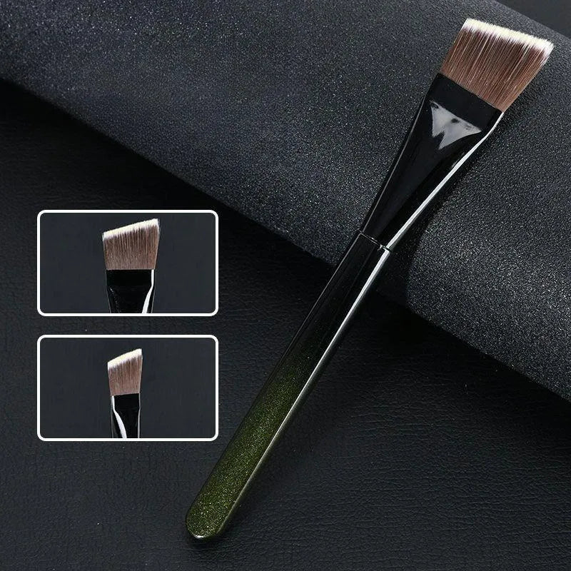 1PC Ultra-thin Flat Foundation Make-up Brush - Beveled Edge Makeup Brush for Liquid/powder Foundation Make-up, Makeup Tools