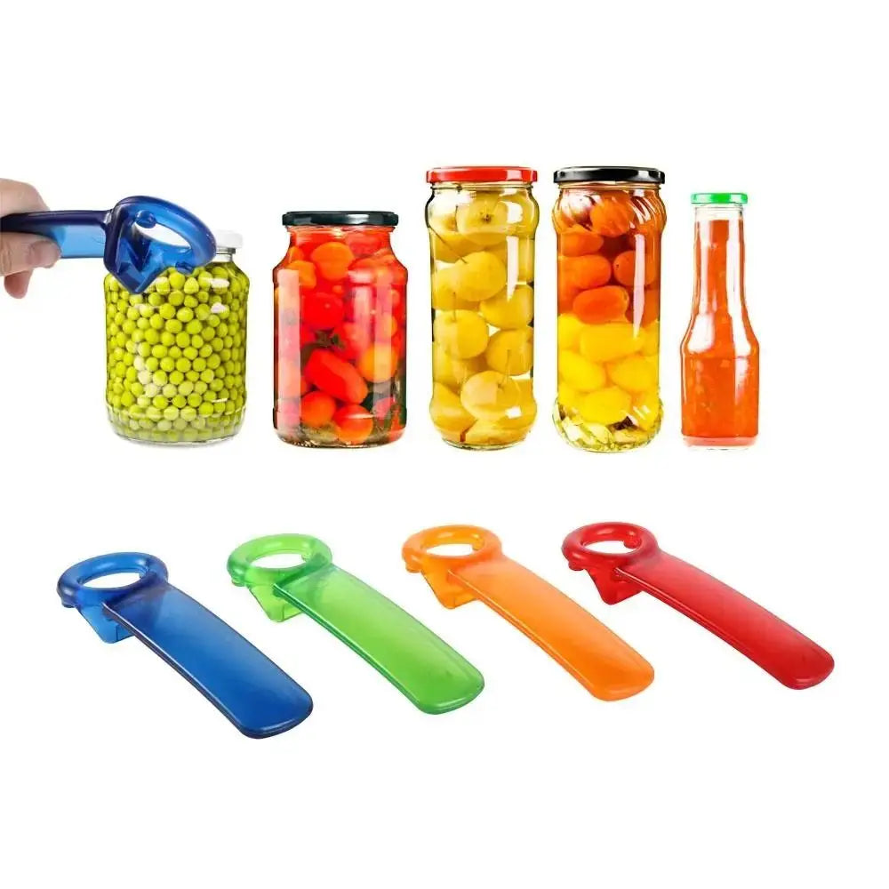New Plastic Beer Bottle Opener Kitchen Gadgets Multifunctional Jar Opener Household Non-slip Can Openers