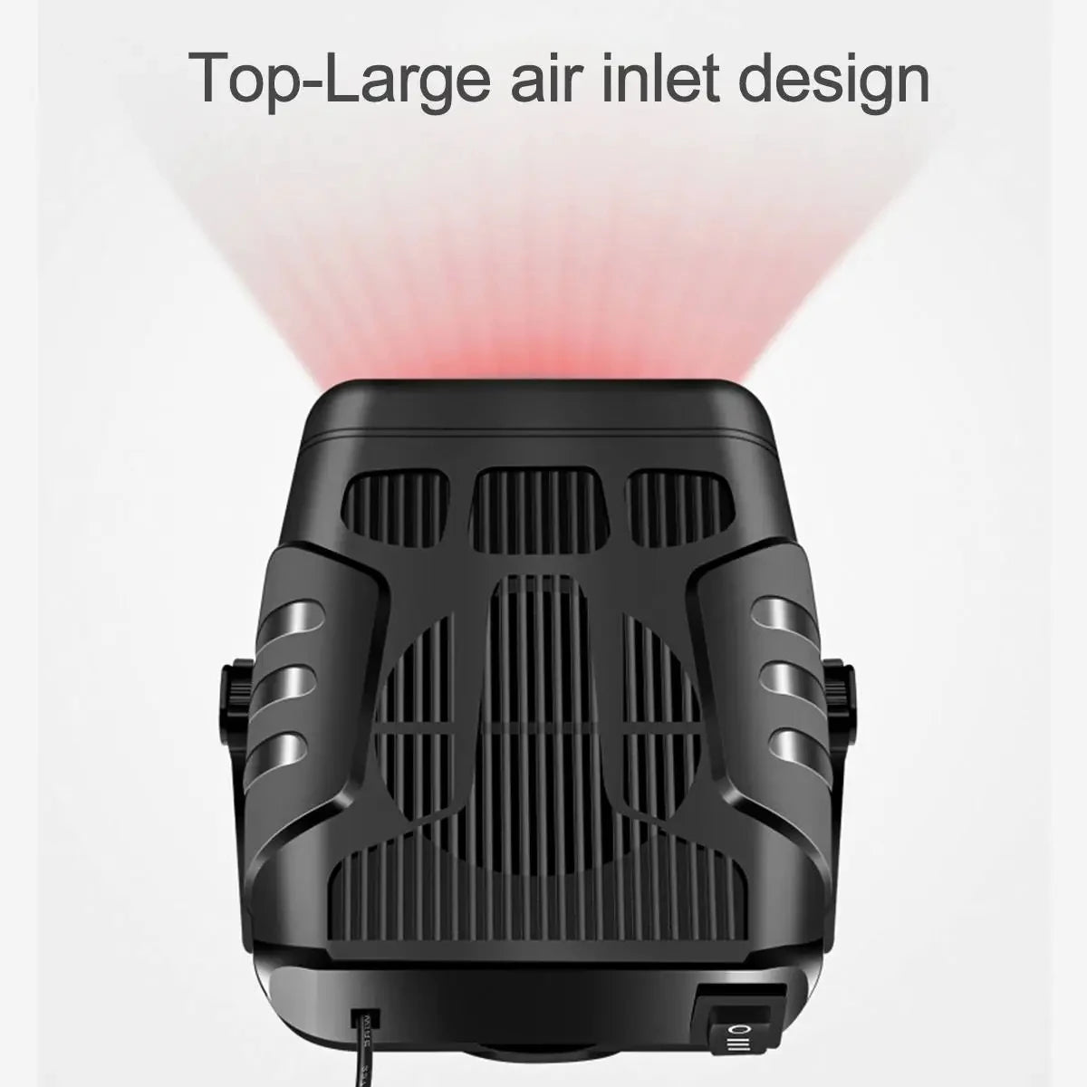 Electric Car Heater Air Cooler Fan 12V/24V Portable Demister Defroster Heating Fan 120W Dryer Windshield Defogging Accessroies
