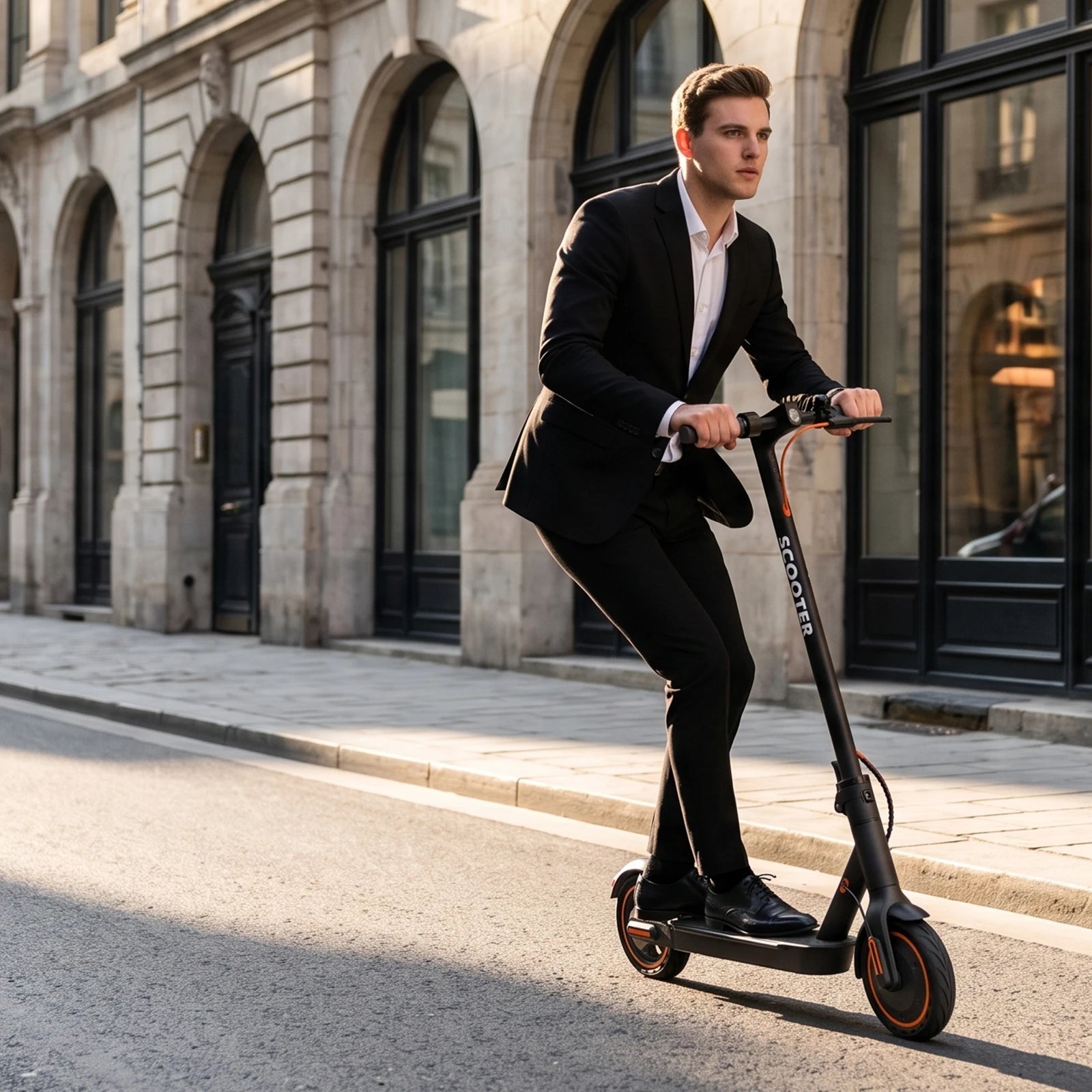 Electric scooters for adults, 8.5" Tire, Max 19 Miles and 19 Mph, 550W Foldable E Scooter with Side Light & APP