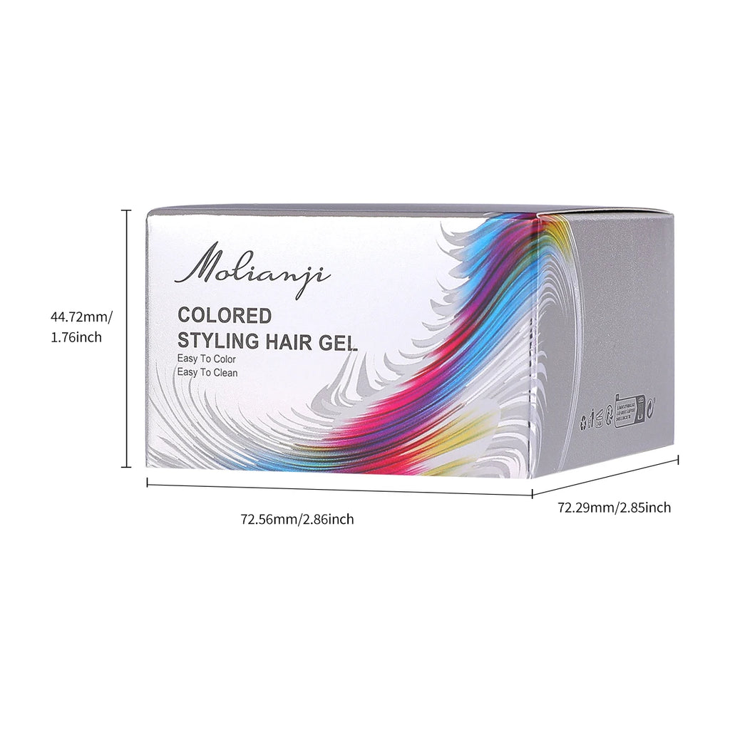 Disposable Hair Dye, Easy to Color, Easy to Clean, Instant Coloring, Creating colorful and Fashionable Hairstyles