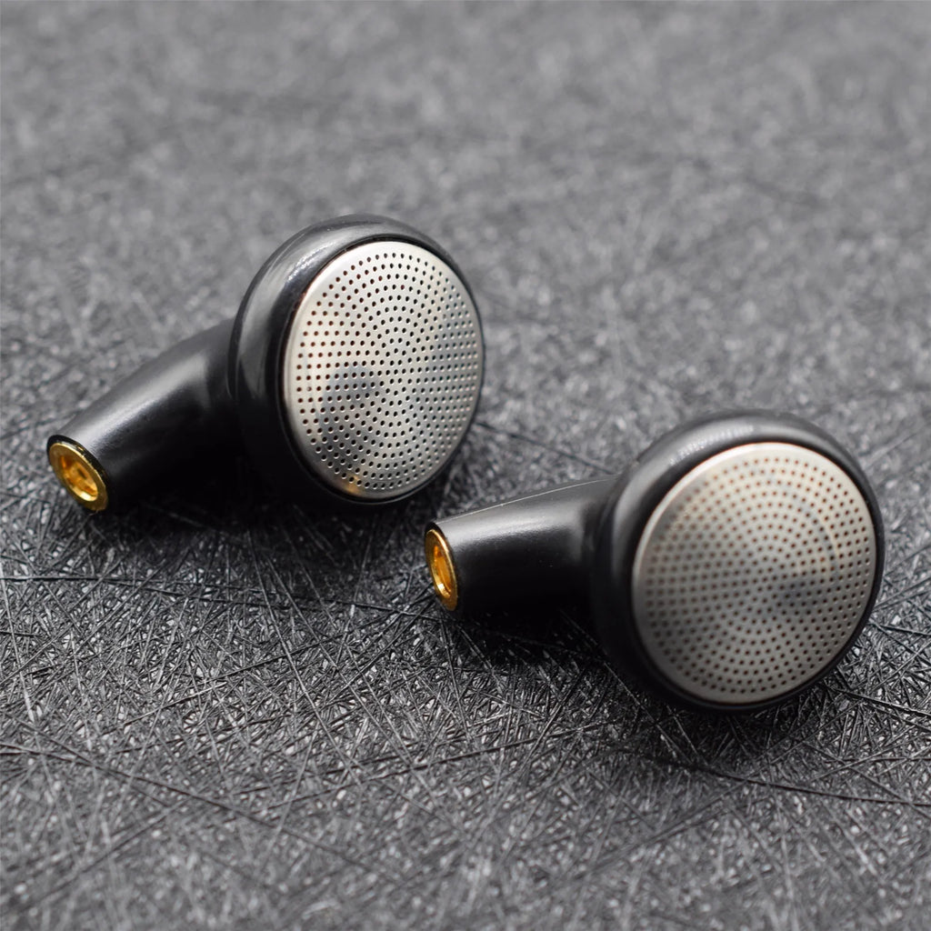 FENGRU BP32 Diy 130 ohm Beryllium Film Driver/300 ohm Carbon Nanotube Film High Impedance Flat Head Earbuds Heavy Bass Earphones