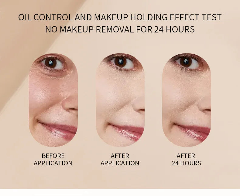 Mushroom Head BB Cream Foundation Cream Full Coverage Natural Nude Face Concealer Moisturizing Waterproof Long Lasting Makeup