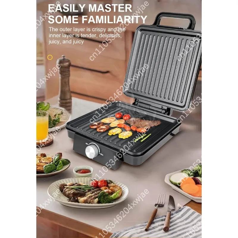 Household Four Pieces Waffle Iron Multifunctional Sandwich Maker Electric Crepe Grill Breakfast Kitchen Equipment
