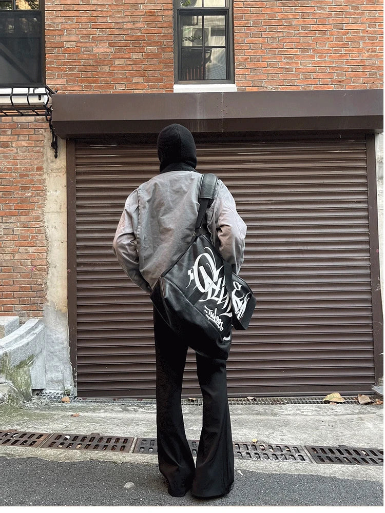 Mauroicardi Spring Autumn Long Black Soft Flare Pants for Mens with High Waist Korean Fashion Smart Casual Chic Trousers 2024