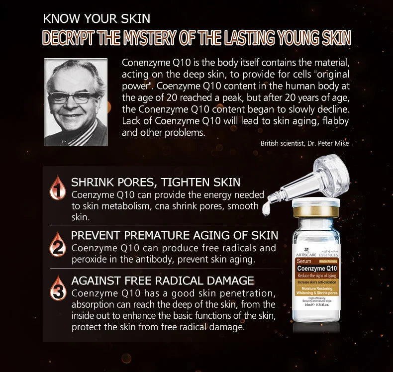 ARTISCARE Serum for Face 8pcs/Lot Hyaluron Acid Moisturizing Vitamain C Facial Essence Six Peptide Q10 EGF Skin Care