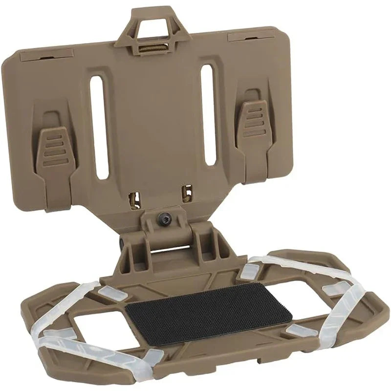Tactical Admin Phone Platform Molle Cell Phone Holder Carrier Phone Mount with H Harness Strap Shoulder Harness for Screen Size