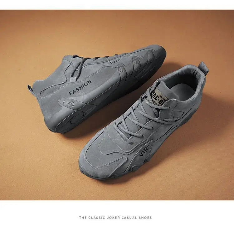 Ankle Boots for Men Casual Plush Warm Snow Boots Winter Sneaker Non Slip Work Shoes Men Motorcycle Short Boots Zapatillas Hombre