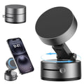 Car/Mirror/Gym Vacuum Suction Fold Magnetic Phone Holder 360 Rotation Suction Cup Car Phone Stand Mount For Magsafe iPhone 16~12